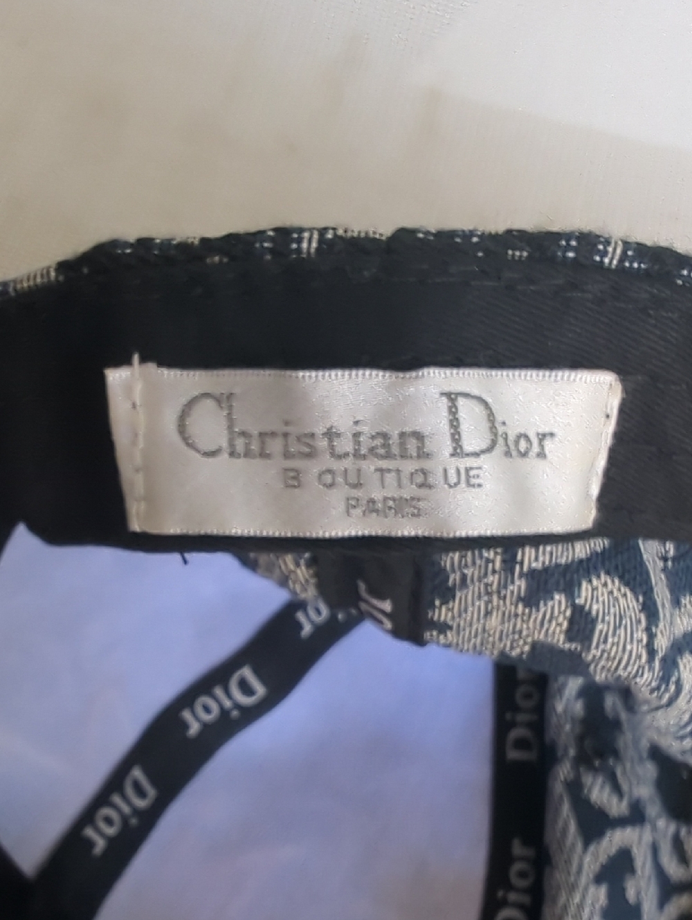 Dior Monogram Oblique Adjustable Cap Hat - Unisex - Picture 4 of 5